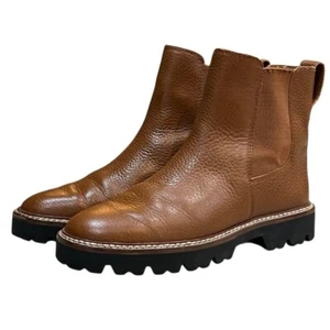 Madewell Boots Women’s Size 7 The Citywalk Lugsole Chelsea Boot in Leather NA852 - Picture 1 of 16