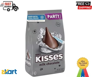 HERSHEYS KISSES Milk Chocolate Candy Party pack 35.8 oz Bag - Picture 1 of 6