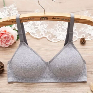Girls Tube Top Training Bra Wireless Thin Cup Bra Fashion Comfortable Teenage Un - Picture 1 of 12