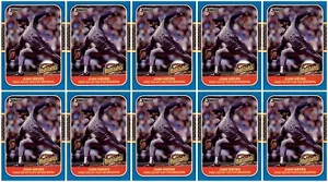 (10) 1987 Donruss Highlights #1 Juan Nieves Milwaukee Brewers Card Lot - Picture 1 of 2