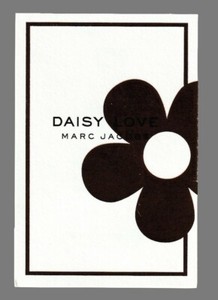 Advertising Card - Marc Jacobs Daisy Love Double Sided