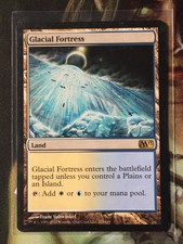 MTG 1x Glacial Fortress x1 - Magic 2013 (M13) *LP* English