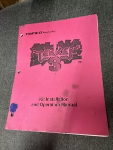 Namco TEKKEN 3 Arcade Video Game Manual - good used original - Picture 1 of 3