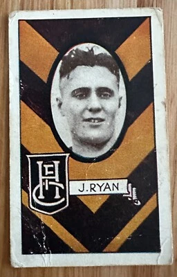 1933 VFL Allen's Steam Rollers Card #140 Jack Ryan Hawthorn - image 1 of 2