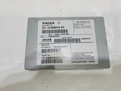 Módulo receptor sintonizador de radio satelital Volvo XC70 2008-2016 Sirius OEM 31466977 Foto 1 de 4