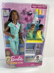 Barbie Paediatrician Doctor Doll Accessories Mobile Baby Doctor Playset NEW - Picture 1 of 5