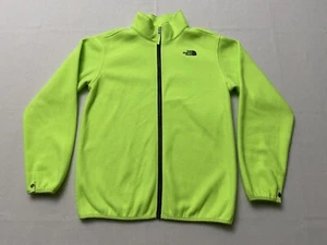 The North Face Boy’s Youth Fleece Inner Jacket Neon Yellow Size XL (18/20) - Picture 1 of 9