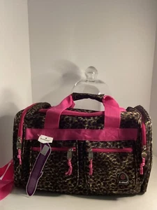 Rockland nwt duffle bag leopard and pink - Picture 1 of 6