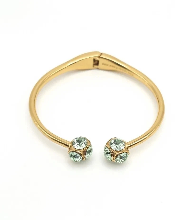 Brazalete Kate Spade New York Lady mermelada/dorado con bisagras/verde agua/puño abierto Foto 1 de 1