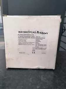 titon wa150htpcas 6inch extractor fan 2speed/humidistat/timer/pullcord/shutter - Picture 1 of 5