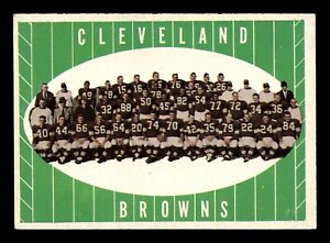 Cleveland Browns 1961 Topps #76 Browns Team Card Gd-Vg