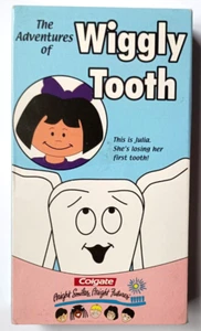 THE ADVENTURES OF WIGGLY TOOTH Vhs Video Tape Animated Colgate Promo 1991 - Picture 1 of 2