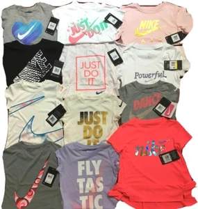 NWT NIKE TEE/DRI-FIT Assorted Tanks or T-shirts, Little Girls; Sizes 4, 5, 6, 6X - Picture 1 of 37