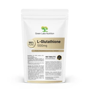 L-Glutathione 1000mg Tablets – Liver Health, Antioxidant, UV Protection Support - Picture 1 of 12