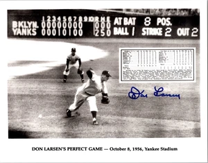 PHOTO Don Larsen New York Yankees 8x10 MLB Baseball Pitcher NYY (AUTOGRAPHED) - Picture 1 of 1
