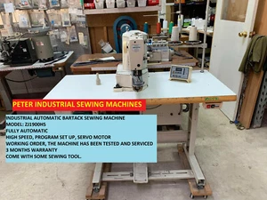 INDUSTRIAL HIGH SPEED STITCH BARTACK SEWING MACHINE - Picture 1 of 9