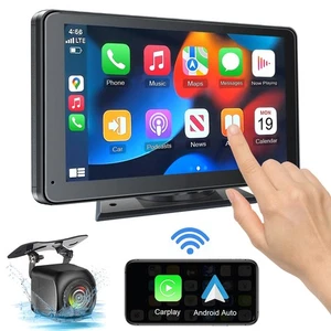 Portátil Inalámbrico con Apple CarPlay y Android Pantalla Automática para Coche, 7 HD a... - Imagen 1 de 7