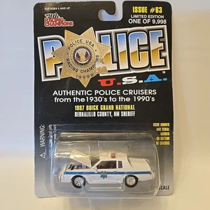 Racing Champions 87 Buick Grand National, Bernalillo Co Sheriff Ausgabe #63 #Z817 - Bild 1 von 4