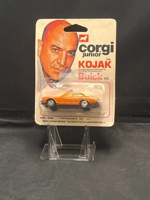 Coche de juguete vintage Corgi Junior Diecast Kojak 1968 Buick Universal City Studios Foto 1 de 4