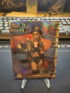 2025 Topps Chrome WWE X Cactus Jack - Gigi Dolin,  #81 Blue Refractor /150 - Picture 1 of 2
