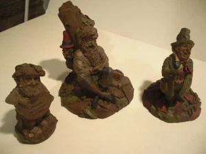 LOTE 3 Gnomos "Irlandeses" Doble Firmados Cairn Tom Clark Danny/Rip Van Winkle/Botón - Imagen 1 de 22