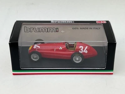 NUEVO J. M. Fangio Alfa Romeo 158 Fórmula 1 1950 1:43 Brumm Diecast Model Car Foto 1 de 3