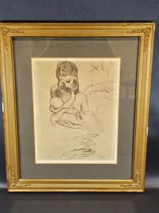 PABLO PICASSO MUTTER UND KIND & 4 STUDIEN FÜR EINEN RECHTEN HANDDRUCK 1904 - Bild 1 von 12