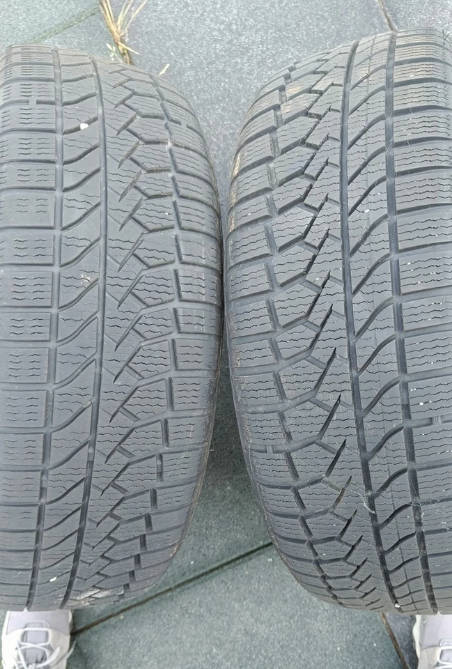 4 Winterreifen 205/55 R16 91V auf Stahlfelgen mit Reifendrucksensoren - Bild 1 von 4