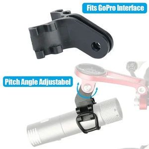 Supporto torcia bicicletta clip staffa supporto torcia adatto per fotocamera sportiva GoPro - Foto 1 di 9
