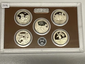 2016-S Clad Proof ATB Quarter Set 5-pc 25c Set No Box No COA NO RESERVE!!! - Picture 1 of 2