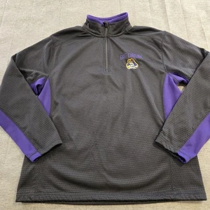 Pullover ligero para hombre East Carolina University ECU Fan Student 1/4 cremallera M - Imagen 1 de 12
