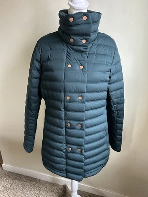 Casaco acolchoado feminino Mountain Hardwear stretchdown pato para baixo jaqueta M inverno estado perfeito - Imagem 1 de 4