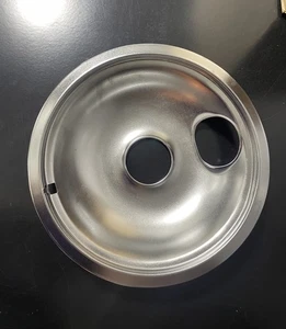 Large 8" Chrome Drip Bowl Tray replaces GE, Hotpoint - Picture 1 of 4