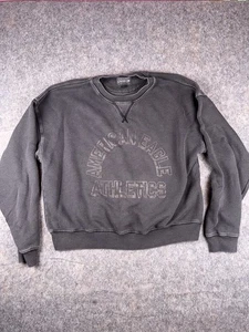 American Eagle This Feels Seriously Lived In Sweatshirt Xs Gray Athletics - Picture 1 of 6