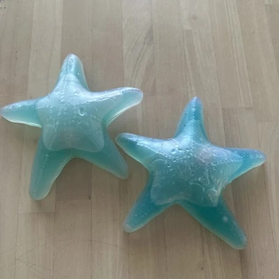 Squashy Gooey Blue Starfish Sensory  Toy Tactile Educational Special Needs Set/2 - Image 1 of 4