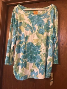 Ruby Rd. XL Sommer Top! Neu mit Etikett! Schönes Top mit so vielen Farben! M. Wash! - Bild 1 von 6