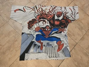 VINTAGE RARE MARVEL COMICS SADDLE BROOK SPIDERMAN CARNAGE SM5714 AOP - Picture 1 of 12