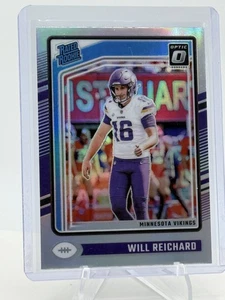 Will Reichard 2024 Donruss Optic Holo 297 Rated Rookie - Picture 1 of 2