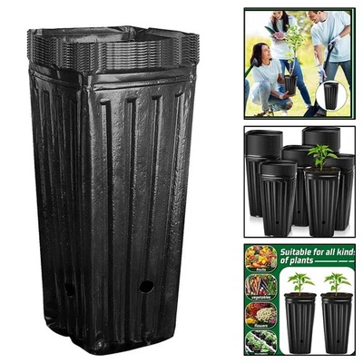 10/25pcs Tree Pots Flower Plant Container Pot Outdoor Garden Practical - Image 1 of 4