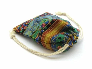 4" x 6" Geometric, Abstract Gaming Pouch Dice Bag - Choose Your Color - Picture 1 of 9