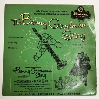 The Benny Goodman Story Volume 2 Part 1 - Brunswick 7" EP 1957 Reissue - OE 9223 Foto 1 de 4