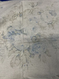 Ralph Lauren Wainscott Floral Colour Slate Linen Faded 182cm X 138cm #1159 - Picture 1 of 8