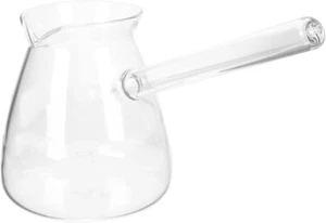 HEMOTON Türkische Kaffeekanne Borosilikatglas Herd Teehersteller Tränenraum- Sei - Bild 1 von 12
