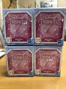 Set of 4 Disney Princess Gem Collection Mystery Box Series 1 Unopened NEW Hasbro - Picture 1 of 6