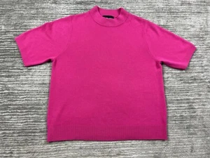 Vintage Sag Harbor Sweater Womens XL Pink Shortsleeve Acrylic Hong Kong - Picture 1 of 10