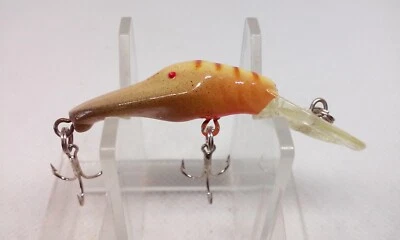 Bass Magnet/Norman Crawfish/Crayfish/Crawdad Lt Brown 1 1/2" Crankbait Lure NOS - Image 1 of 4