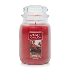 Yankee Candle Sparkling Cinnamon Original Large Scented Jar Candle, 22 oz - Picture 1 of 6