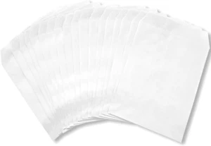 100 Pack White Kraft Paper Bags, 4" X 6", Gift Cards, Gift Candy, Cookies, Donut - Picture 1 of 7