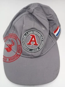 Cappello Stadrechten Amsterdam berretto cinturino schiena grigio taglia unica regolabile cotone - Foto 1 di 3