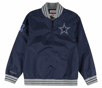 Chaqueta Pullover Mitchell & Ness Dallas Cowboys NFL Para Hombre Endzone 1/4 Cremallera Foto 1 de 2
